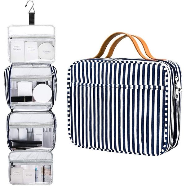 cosmetic bags cases makeup bag travel hanging large capacity striped toiletry organizer for women with 4 compartments 1 sturdy hook 220901
cosmetic bags cases makeup bag travel hanging large capacity striped toiletry organizer for women with 4 compartments 1 sturdy hook 220901