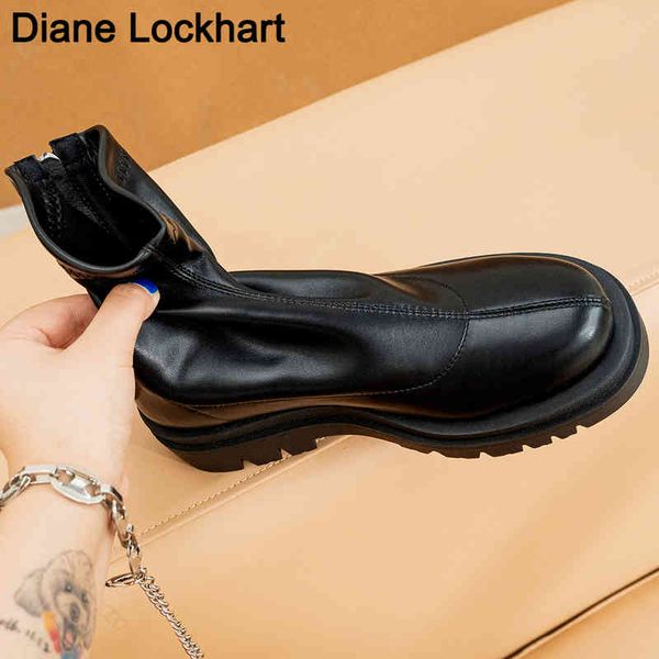 boots women chelsea ankle flat short boot ladies luxury fashion autumn winter shoes platform woman footwear brand 220901, Black
boots women chelsea ankle flat short boot ladies luxury fashion autumn winter shoes platform woman footwear brand 220901, Black