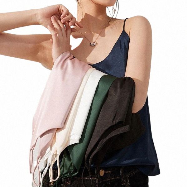 women's tanks & camis women's tanks & camis crop women silk summer basic cami sleeveless satin tank camisole 2022 p1jp#, White
women's tanks & camis women's tanks & camis crop women silk summer basic cami sleeveless satin tank camisole 2022 p1jp#, White
