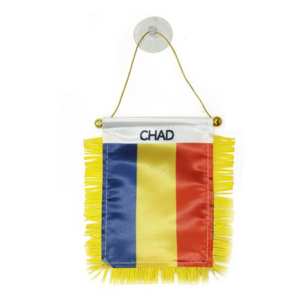 chad window hanging flag 10x15 cm double sided mini hanging flags with suction cup for home office door decor
chad window hanging flag 10x15 cm double sided mini hanging flags with suction cup for home office door decor