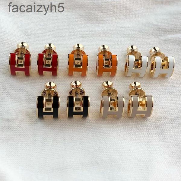 charm designer high version cnc new enamel v gold mini earrings rose gold earrings h letter pop oval femalegxs5, Golden 
charm designer high version cnc new enamel v gold mini earrings rose gold earrings h letter pop oval femalegxs5, Golden