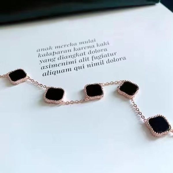luxury design clover pendant necklace gold stainless steel bracelet for women gift, Silver
luxury design clover pendant necklace gold stainless steel bracelet for women gift, Silver