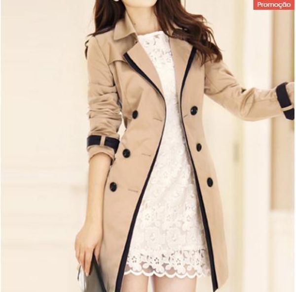 women's wool blends autumn korean style long trench coat women's doublebreasted khaki solid color retro casual jacket is thin 2209, Black
women's wool blends autumn korean style long trench coat women's doublebreasted khaki solid color retro casual jacket is thin 2209, Black