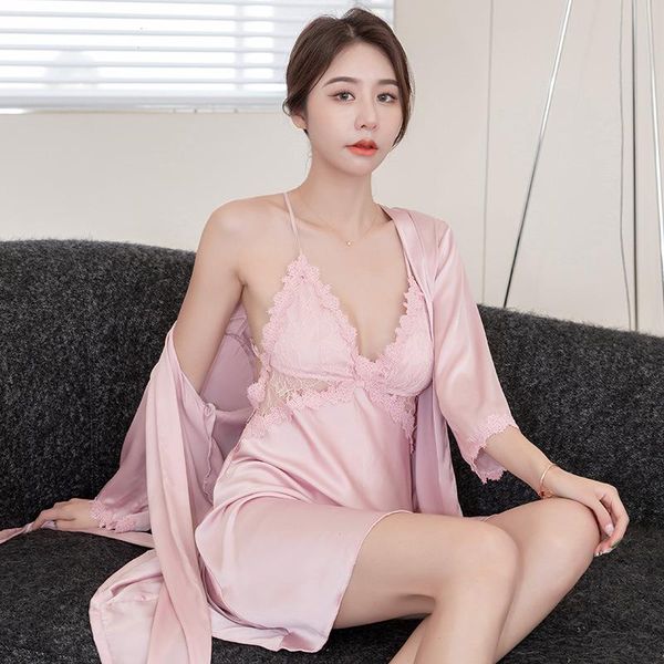 intimate lingerie casual sleepwear pink women short kimono robe set patchwork, Black;red
intimate lingerie casual sleepwear pink women short kimono robe set patchwork, Black;red
