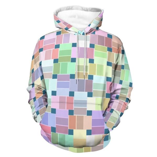 men s hoodies sweatshirts 3d printed colored square hooded sweatshirt leisure pullover drawstring long sleeve shirts 220901, Black
men s hoodies sweatshirts 3d printed colored square hooded sweatshirt leisure pullover drawstring long sleeve shirts 220901, Black