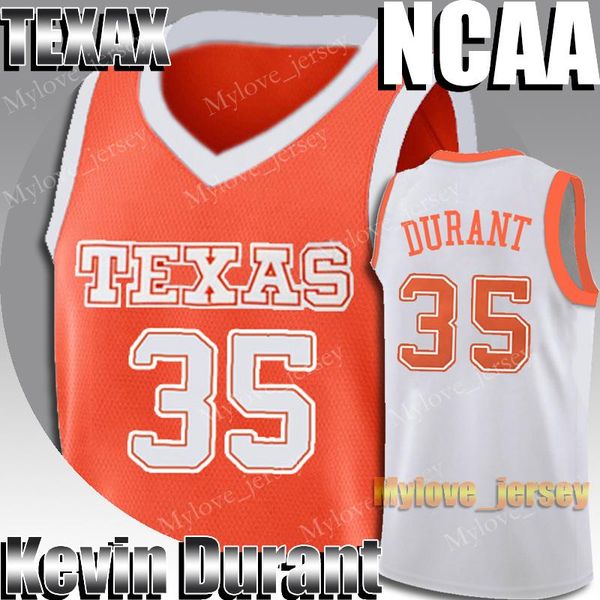 ncaa texas university kevin 35 durant jersey james 13 harden stephen 30 curry kawhi 15 leonard jerseys college basketbal, Black