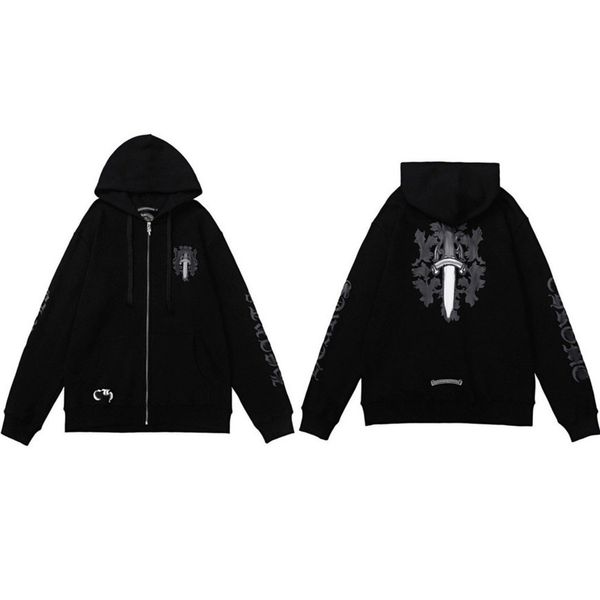 men's luxury classic sweatshirts ch fashion hoodies men woman designer horseshoe sanskrit cross pullover hooded zipper sweater loose ja, Black
men's luxury classic sweatshirts ch fashion hoodies men woman designer horseshoe sanskrit cross pullover hooded zipper sweater loose ja, Black