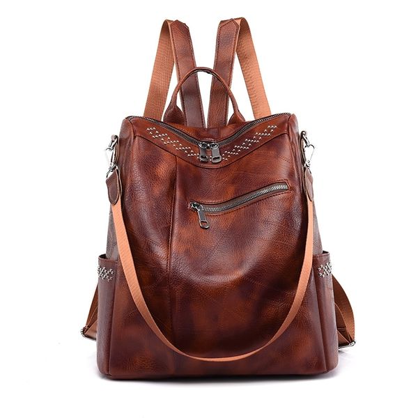 school bags soft pu leather women backpack youth lady bag big capacity travel backpacks women's shoulder 220901
school bags soft pu leather women backpack youth lady bag big capacity travel backpacks women's shoulder 220901