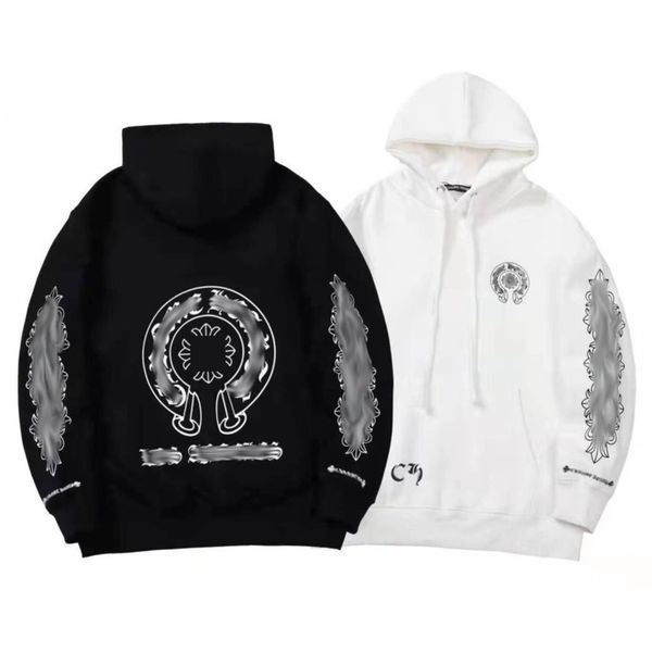 men's classic luxury sweatshirts ch designer hoodie fashion men women horseshoe sanskrit loose zipper jacket pullover hooded coat swea, Black
men's classic luxury sweatshirts ch designer hoodie fashion men women horseshoe sanskrit loose zipper jacket pullover hooded coat swea, Black