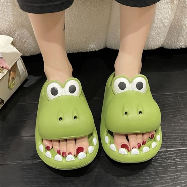 slippers lucyever cute platform dinosaur slippers women summer thick bottom eva womens slides sandal non slip soft slippers woman 220901, Black
slippers lucyever cute platform dinosaur slippers women summer thick bottom eva womens slides sandal non slip soft slippers woman 220901, Black
