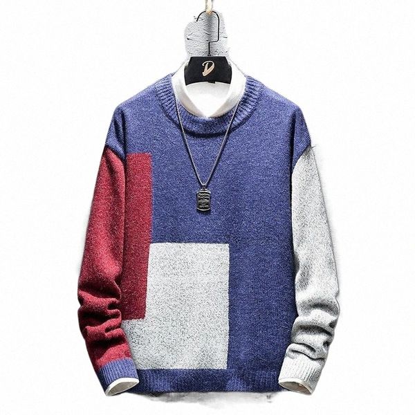 men's sweaters autumn fashion casual streetwear sweater mens o-neck patchwork knitted sweter men sweaters pullover men's e4oc#, White;black
men's sweaters autumn fashion casual streetwear sweater mens o-neck patchwork knitted sweter men sweaters pullover men's e4oc#, White;black