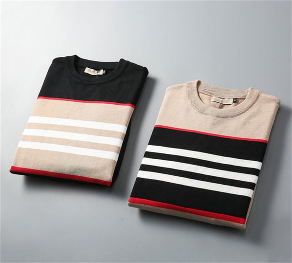 men's sweater black white checked stripe brand pullover casual classic letters various styles designer luxury comfort anti pilling 3xl, White;black
men's sweater black white checked stripe brand pullover casual classic letters various styles designer luxury comfort anti pilling 3xl, White;black