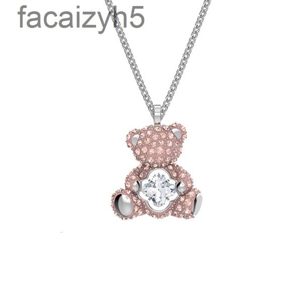 strands strings designer shijiagao version pink diamond teddy bear necklace female crystal beating heart cute little bear clavicle chainio7k, Black
strands strings designer shijiagao version pink diamond teddy bear necklace female crystal beating heart cute little bear clavicle chainio7k, Black