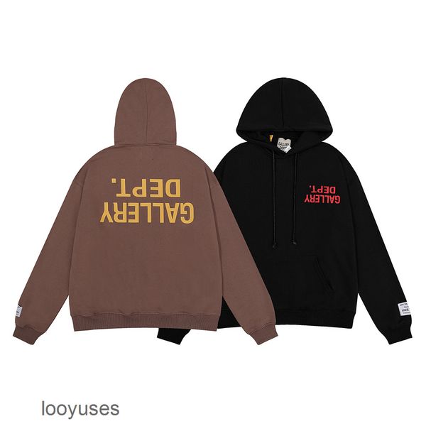2022 designer galleryes dept sweatshirt fashion brand hoodie inverted printed cotton men's women's casual hoodie, Black
2022 designer galleryes dept sweatshirt fashion brand hoodie inverted printed cotton men's women's casual hoodie, Black