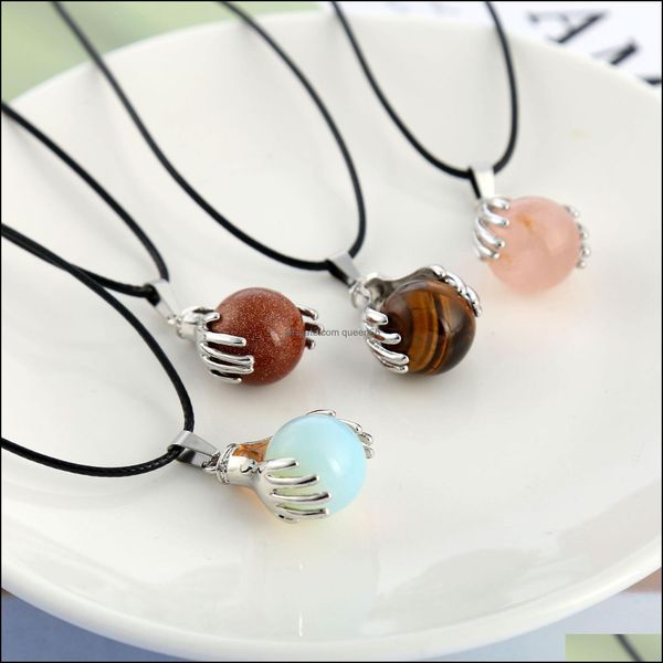 pendant necklaces reiki healing pink crystal pendant energy tiger eye quartz stone rope chain necklaces fashion women men jewelry who dh8iy, Silver
pendant necklaces reiki healing pink crystal pendant energy tiger eye quartz stone rope chain necklaces fashion women men jewelry who dh8iy, Silver