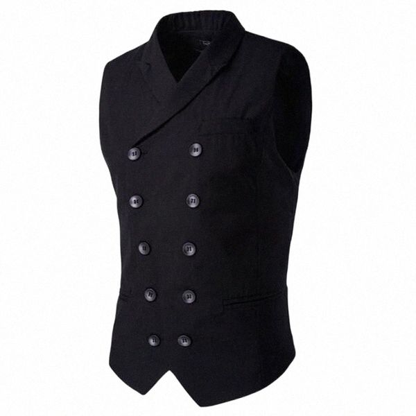 men's vests men's vests and slim masculino cotton double breasted sleeveless jacket waistcoat collar men suit m7at#, Black;white
men's vests men's vests and slim masculino cotton double breasted sleeveless jacket waistcoat collar men suit m7at#, Black;white