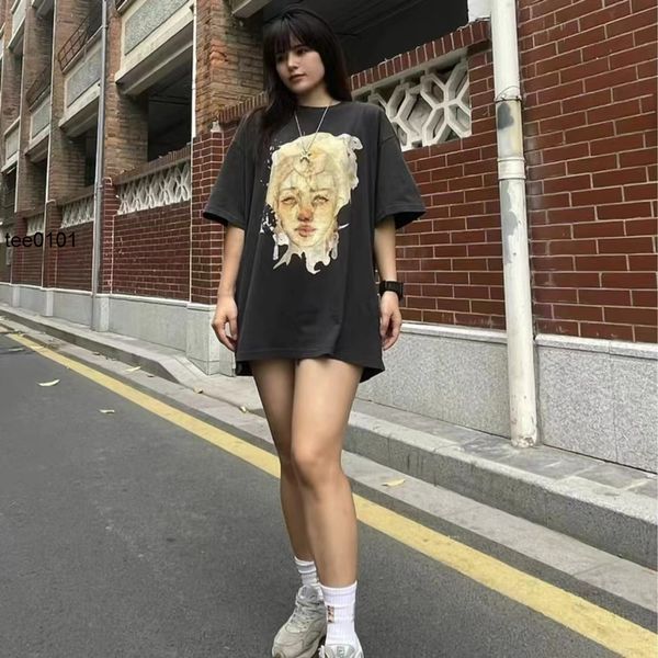 galery dept statue of tee bronzing printing washing water short sleeve high street fog loose round neck t-shirt male, White;black
galery dept statue of tee bronzing printing washing water short sleeve high street fog loose round neck t-shirt male, White;black