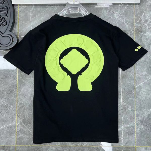 classic mens luxury t shirts fashion brand ch men tees horseshoe cross designer tshirts summer man hip hop sweater sanskrit letter t-shirt, White;black 
classic mens luxury t shirts fashion brand ch men tees horseshoe cross designer tshirts summer man hip hop sweater sanskrit letter t-shirt, White;black