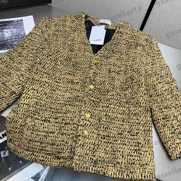 women jackets luxury designer ce classic vintage tweed jacket fashion brand loose v-neck autumn long sleeve jacket for womens clothing 0912, Black;brown
women jackets luxury designer ce classic vintage tweed jacket fashion brand loose v-neck autumn long sleeve jacket for womens clothing 0912, Black;brown