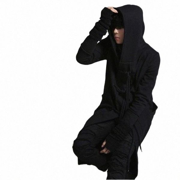 men's wool & blends men's wool & blends winter men linen rope button hip hop long hoodie gothic hooded cloak nightclub dj singer p, Black
men's wool & blends men's wool & blends winter men linen rope button hip hop long hoodie gothic hooded cloak nightclub dj singer p, Black
