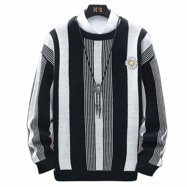 men's sweaters men's sweaters casual sweater o-neck striped slim fit knittwear 2021 autumn mens pullovers pullover men pull homme, White;black
men's sweaters men's sweaters casual sweater o-neck striped slim fit knittwear 2021 autumn mens pullovers pullover men pull homme, White;black