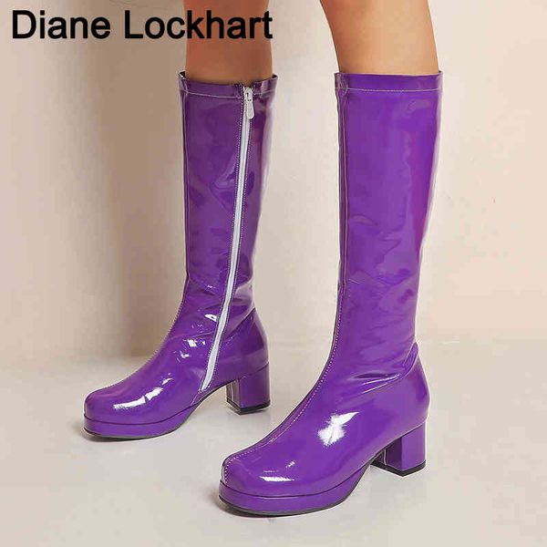 boots halloween women fashion go cosplay purple green knee high for candy colors boats 5cm heels shoes 220901, Black
boots halloween women fashion go cosplay purple green knee high for candy colors boats 5cm heels shoes 220901, Black
