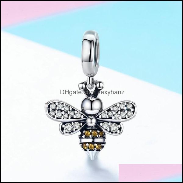 charms unique fl pave bee dangle charms for women fit european pandora bracelet 100% 925 sterling sier drop delivery 2021 jewelry fin dhzva, Bronze;silver
charms unique fl pave bee dangle charms for women fit european pandora bracelet 100% 925 sterling sier drop delivery 2021 jewelry fin dhzva, Bronze;silver