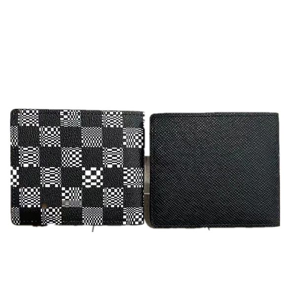 business casual wallet luxury brand mosaic plaid flip wallets famous designer men's and women's short clutch bags multi-card large, Red;black
business casual wallet luxury brand mosaic plaid flip wallets famous designer men's and women's short clutch bags multi-card large, Red;black