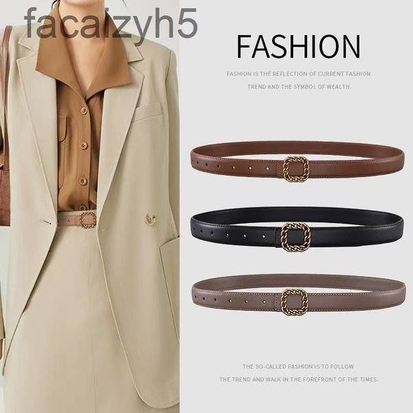 belts designer new women's square buckle leather belt casual simple versatile decorative dress suit thin belt7qr8, Black;brown
belts designer new women's square buckle leather belt casual simple versatile decorative dress suit thin belt7qr8, Black;brown