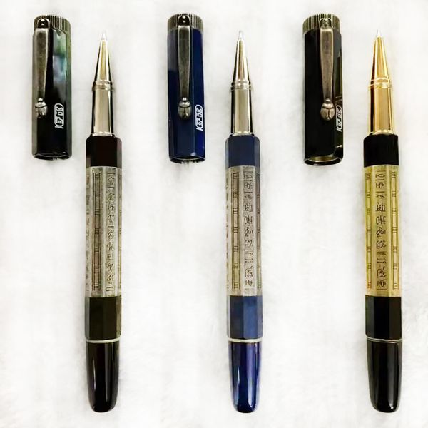yamalang black white gold roller luxury pen egyptian ancient civilization series bronze metal style pens school office stationery classic in
yamalang black white gold roller luxury pen egyptian ancient civilization series bronze metal style pens school office stationery classic in