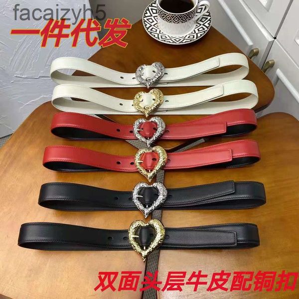 belts designer new double-sided cow leather with copper buckle poplar forest belt women's fashion versatile thin beltkygz, Black;brown
belts designer new double-sided cow leather with copper buckle poplar forest belt women's fashion versatile thin beltkygz, Black;brown