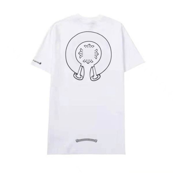 men's ch luxury t shirts brand man t-shirt summer women cross sanskrit tees letter designer tshirts classic boy loose round neck shirt, White;black
men's ch luxury t shirts brand man t-shirt summer women cross sanskrit tees letter designer tshirts classic boy loose round neck shirt, White;black