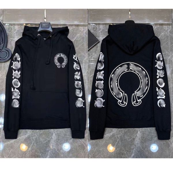 classic luxury men's sweatshirts ch fashion hoodies men woman designer horseshoe sanskrit cross pullover hooded zipper sweater loose ja, Black
classic luxury men's sweatshirts ch fashion hoodies men woman designer horseshoe sanskrit cross pullover hooded zipper sweater loose ja, Black