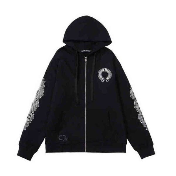 classic luxury men's sweatshirts brand ch designer hoodie fashion men women horseshoe loose zipper jacket pullover hooded coat sweater, Black
classic luxury men's sweatshirts brand ch designer hoodie fashion men women horseshoe loose zipper jacket pullover hooded coat sweater, Black