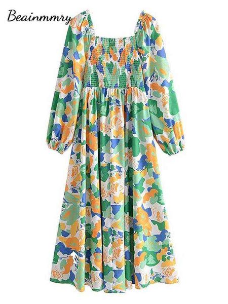 casual dresses women vintage printed flower dress boho puff sleeve square collar elastic midi dresses 2022 loose fashion ladies vestidos muj, Black;gray
casual dresses women vintage printed flower dress boho puff sleeve square collar elastic midi dresses 2022 loose fashion ladies vestidos muj, Black;gray