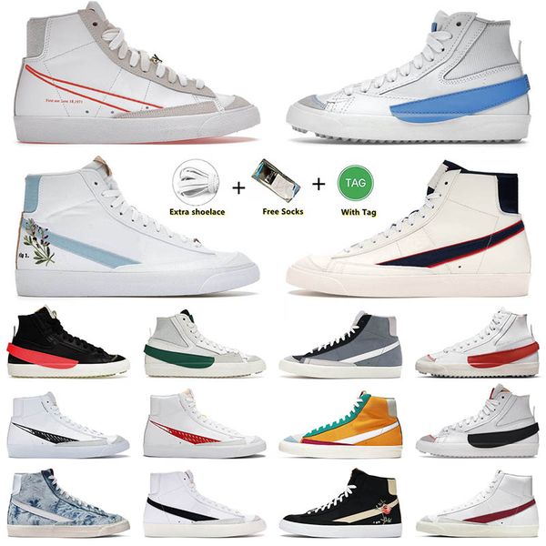 2022 blazer mid 77 running shoes first use white jumbo university blue indigo city pride chicago mismatch men women trainers sneakers 36-45, White;red
2022 blazer mid 77 running shoes first use white jumbo university blue indigo city pride chicago mismatch men women trainers sneakers 36-45, White;red