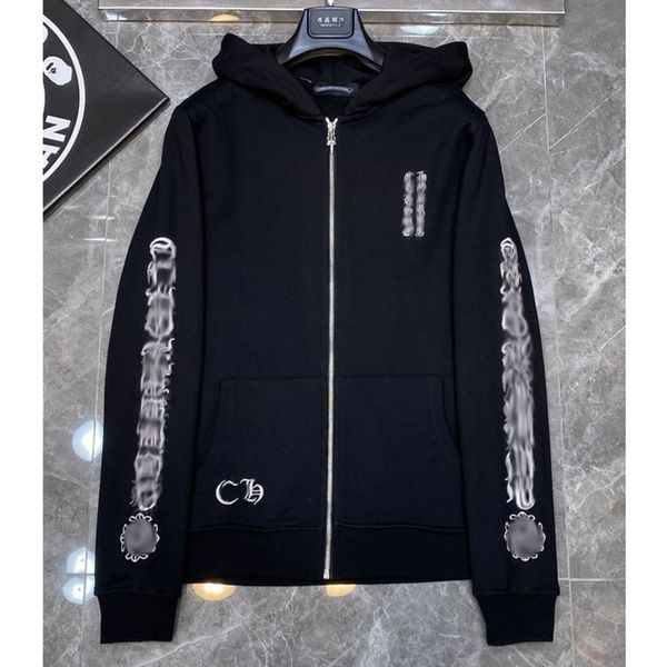 classic luxury men's jackets fashion sweatshirts ch zipper hoodies women men pullover hooded designer horseshoe sanskrit sweater loose, Black;brown
classic luxury men's jackets fashion sweatshirts ch zipper hoodies women men pullover hooded designer horseshoe sanskrit sweater loose, Black;brown