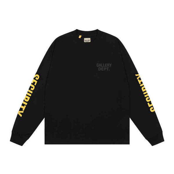 fashion sweaters galley designer hoodies and sweatshirts 22 fashion brand security yellow lettered long sleeve bottomed shirt t-shirt, Black
fashion sweaters galley designer hoodies and sweatshirts 22 fashion brand security yellow lettered long sleeve bottomed shirt t-shirt, Black