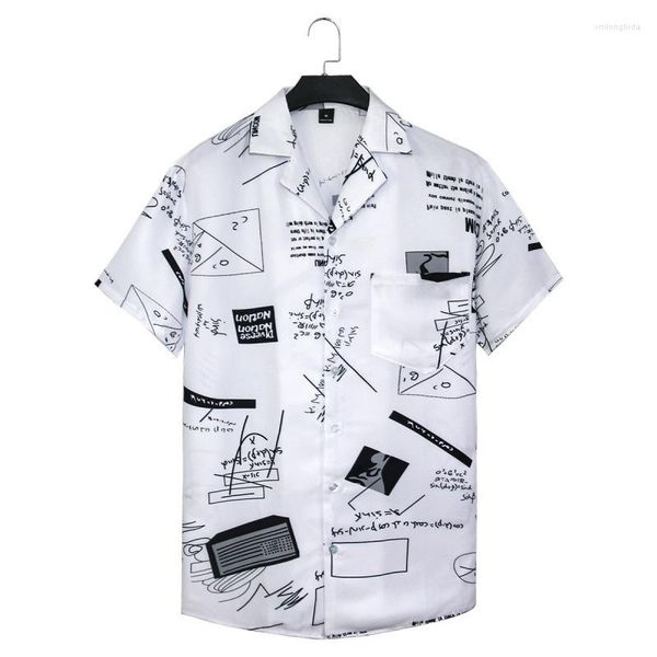 men's dress shirts european and american printed short sleeve men's hawaii beach flower mens, White;black
men's dress shirts european and american printed short sleeve men's hawaii beach flower mens, White;black