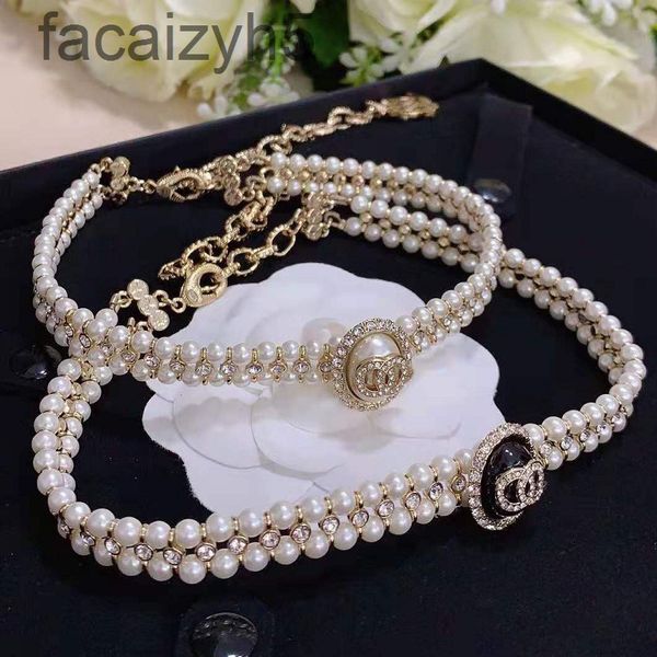 strands strings designer xiangjiafeng classic pearl temperament pearl necklace double-layer design feeling diamond inlaid necklace braceletv, Black
strands strings designer xiangjiafeng classic pearl temperament pearl necklace double-layer design feeling diamond inlaid necklace braceletv, Black