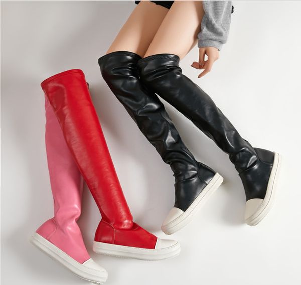 women boots ro new thick soled goddess leather cavalry handsome women's knee high fashion, Black
women boots ro new thick soled goddess leather cavalry handsome women's knee high fashion, Black