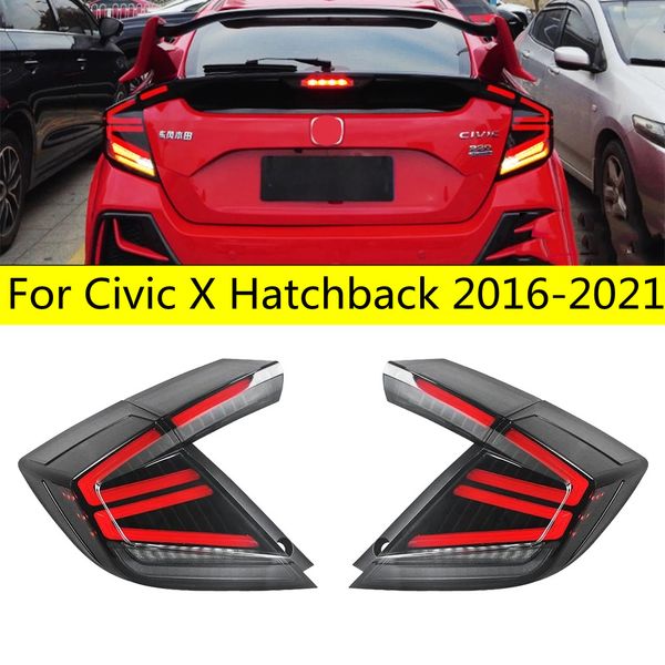 2 pcs auto tail light parts for honda civic x hatchback 20 16-2021 taillights rear lamp led drl signal brake reversing facelift
2 pcs auto tail light parts for honda civic x hatchback 20 16-2021 taillights rear lamp led drl signal brake reversing facelift