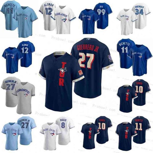 college baseball wears 2023 all star game custom 27 vladimir guerrero jr. jersey 4 george springer toronto cavan biggio joe carter bo bichet, Black
college baseball wears 2023 all star game custom 27 vladimir guerrero jr. jersey 4 george springer toronto cavan biggio joe carter bo bichet, Black