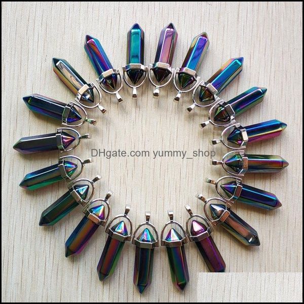 charms fashion 7 color charms hexagonal prism point pendants for necklace jewelry making drop delivery 2021 findings components dhsell dhfjd, Bronze;silver
charms fashion 7 color charms hexagonal prism point pendants for necklace jewelry making drop delivery 2021 findings components dhsell dhfjd, Bronze;silver