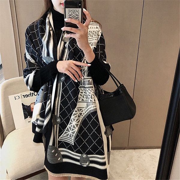 autumn and winter new scarf tower double-sided cashmere print ladies thick shawl 220902, Blue;gray
autumn and winter new scarf tower double-sided cashmere print ladies thick shawl 220902, Blue;gray