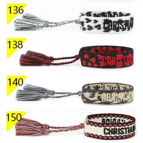 luxury fashion brand bracelets chains women men embroidered handmade woven signature tassel bangle adjustable friendship bangles holiday bea, Golden;silver
luxury fashion brand bracelets chains women men embroidered handmade woven signature tassel bangle adjustable friendship bangles holiday bea, Golden;silver