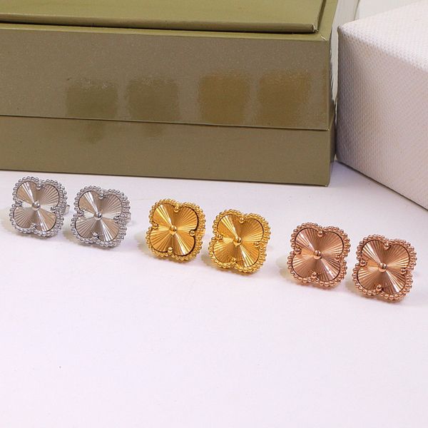 luxury designer stud earrings four-leaf clover cleef earrings womens fashion 18k gold earring jewelry, Golden;silver
luxury designer stud earrings four-leaf clover cleef earrings womens fashion 18k gold earring jewelry, Golden;silver