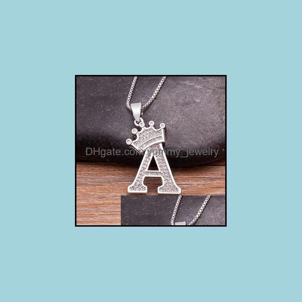 chains chains fashion shiny zircon a-z crown letter pendant chain necklace punk style lucky initial jewelry party weddin yummyjewelry dhh5v, Silver
chains chains fashion shiny zircon a-z crown letter pendant chain necklace punk style lucky initial jewelry party weddin yummyjewelry dhh5v, Silver