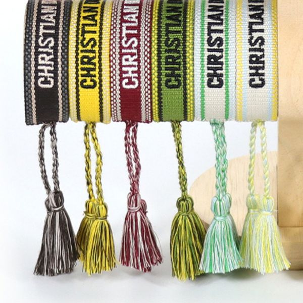 brand fashion bracelets chains women men embroidered handmade woven signature tassel bangle adjustable friendship bangles holiday beach luxu, Golden;silver
brand fashion bracelets chains women men embroidered handmade woven signature tassel bangle adjustable friendship bangles holiday beach luxu, Golden;silver