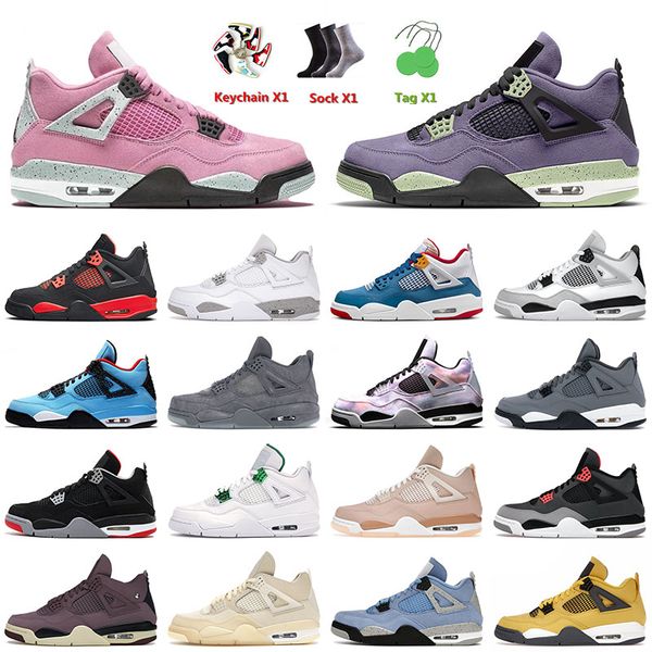 4 4s iv jumpman basketball shoes university pink pure messy room what the cool grey black cat men women outdoor sneakers 36-47
4 4s iv jumpman basketball shoes university pink pure messy room what the cool grey black cat men women outdoor sneakers 36-47